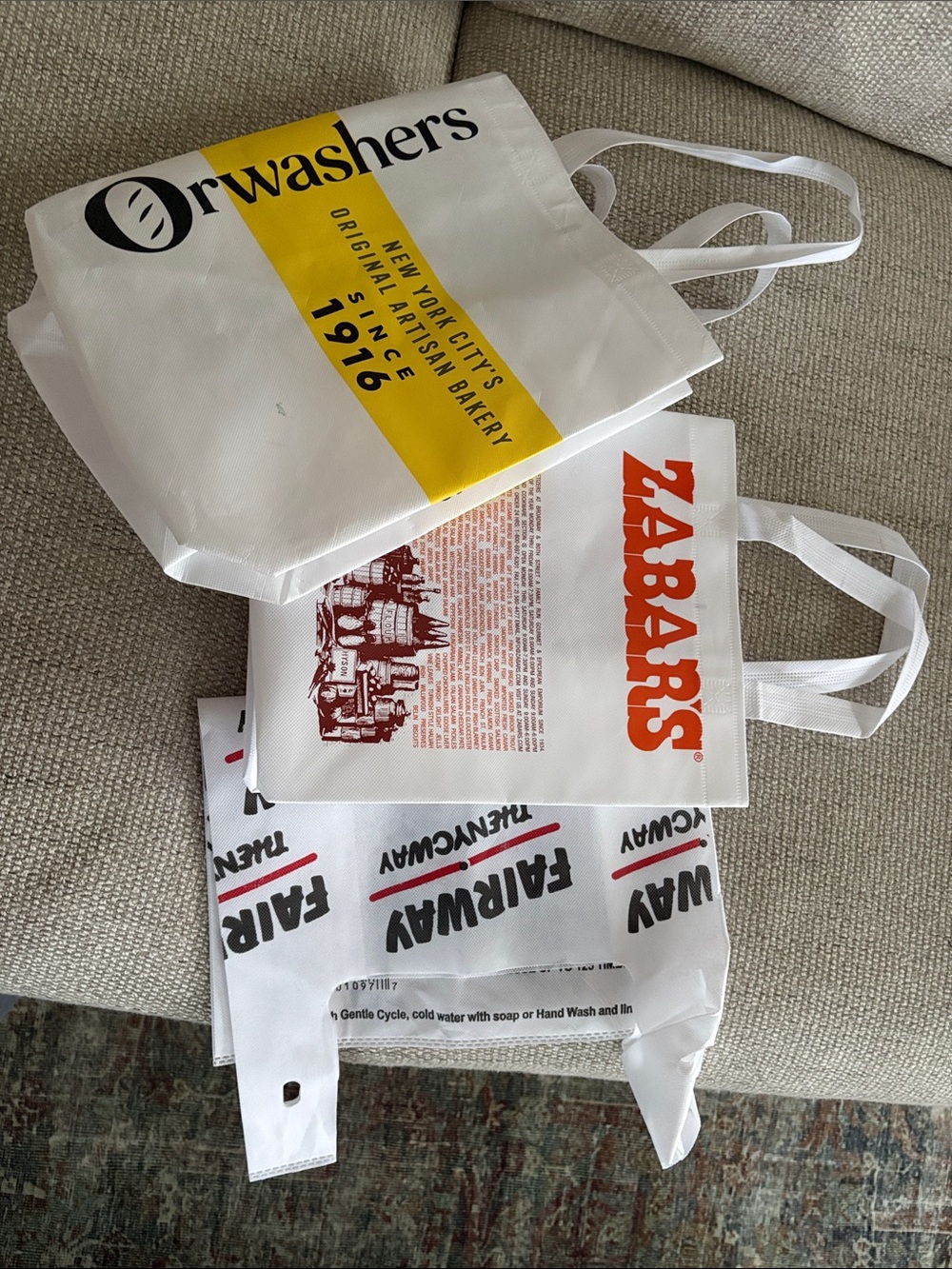ICONIC NYC REUSEABLE GROCERY TOTES